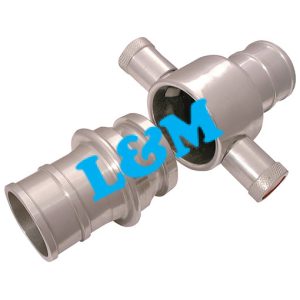 Fire Hose Coupling Set: Male and Female